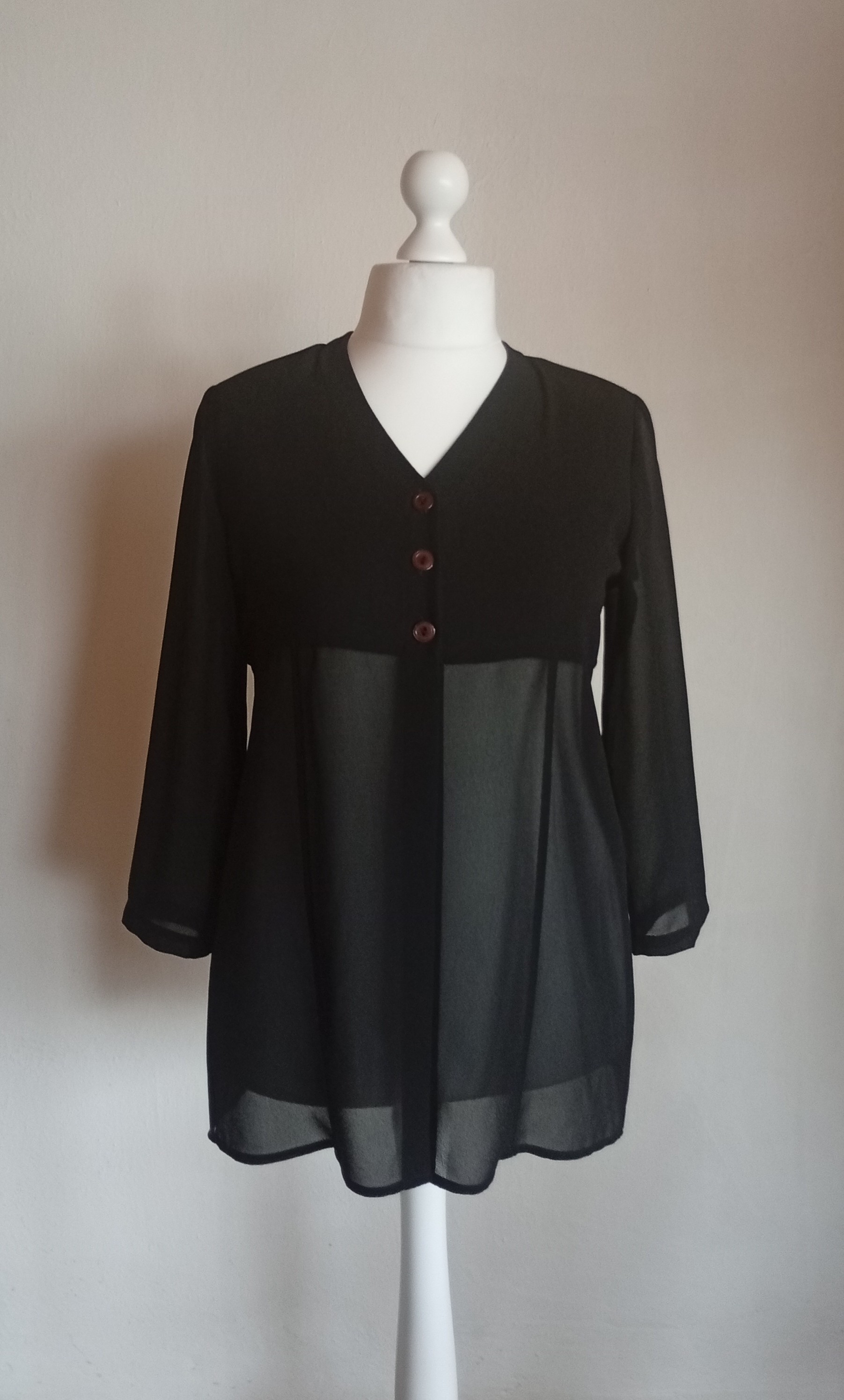 Dámská černá elegantní halenka Evening by Merrytime