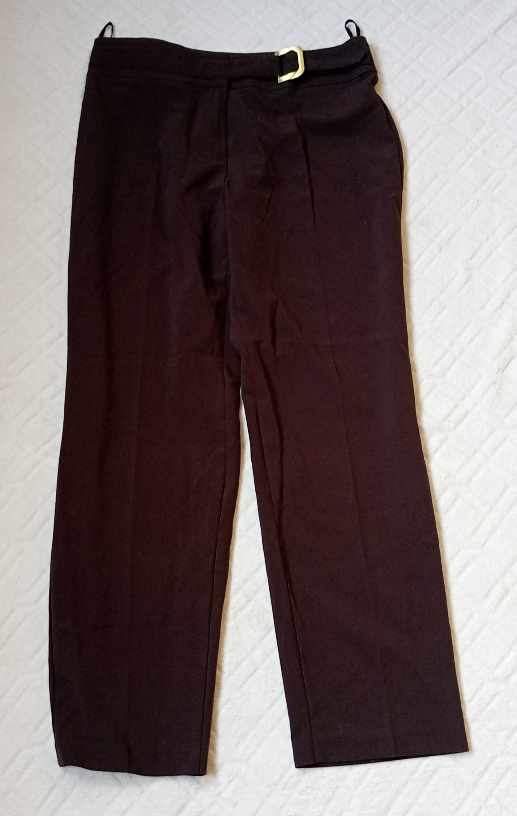 Elegantní hnědé kalhoty M&S