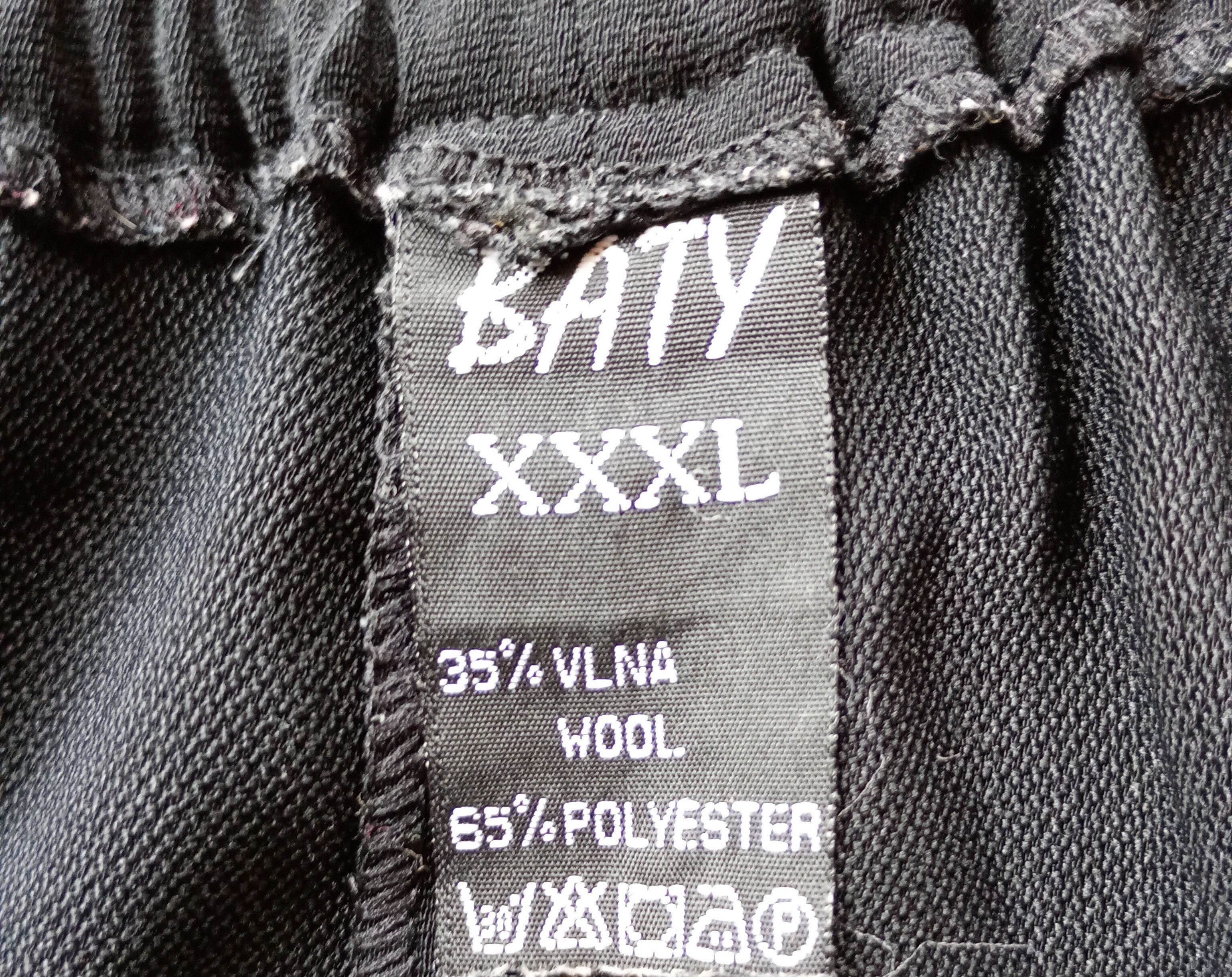 Černé kalhoty Batty 