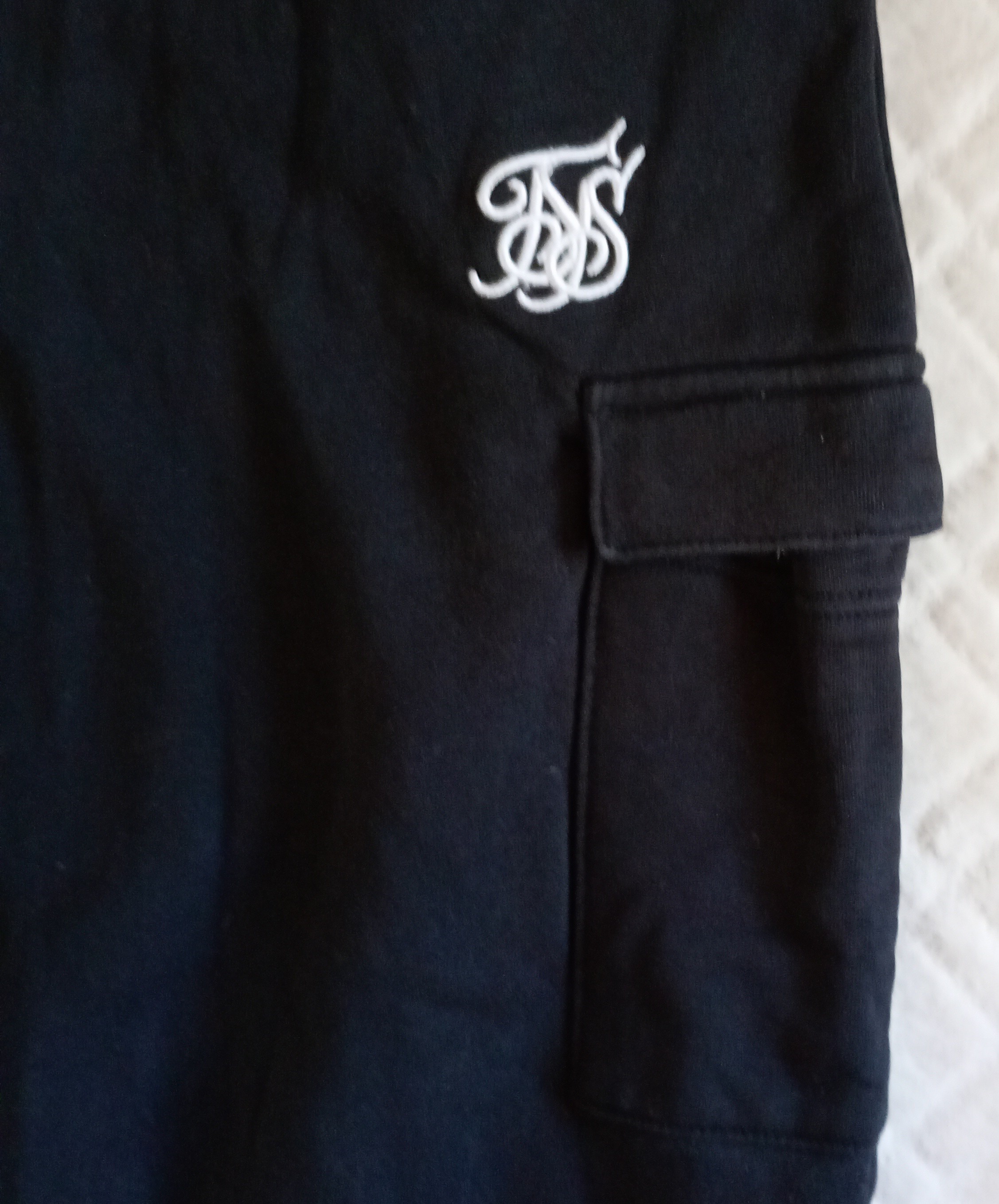 Pánské černé tepláky Silksilk