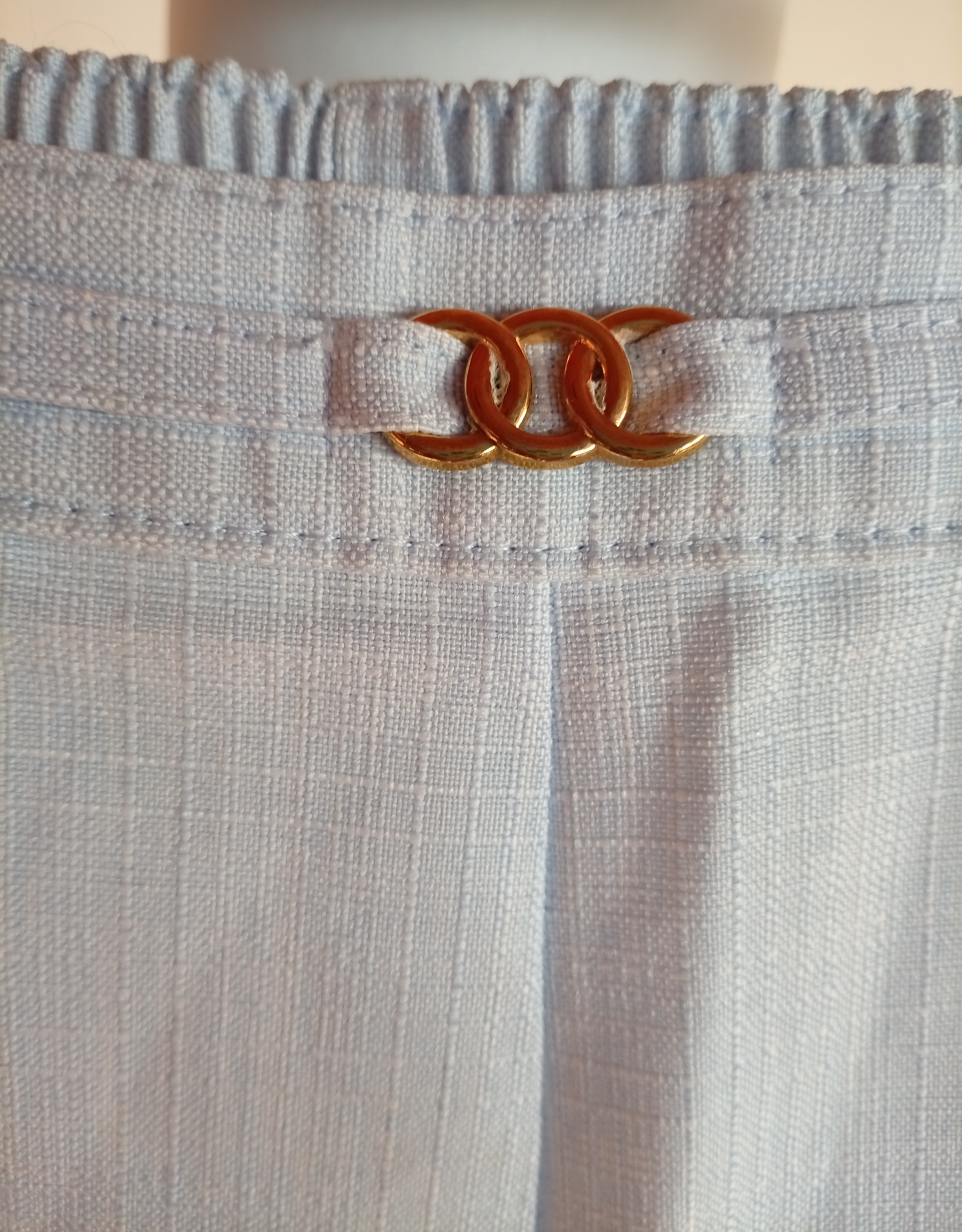 Světle modré elegantní kalhoty M&S 