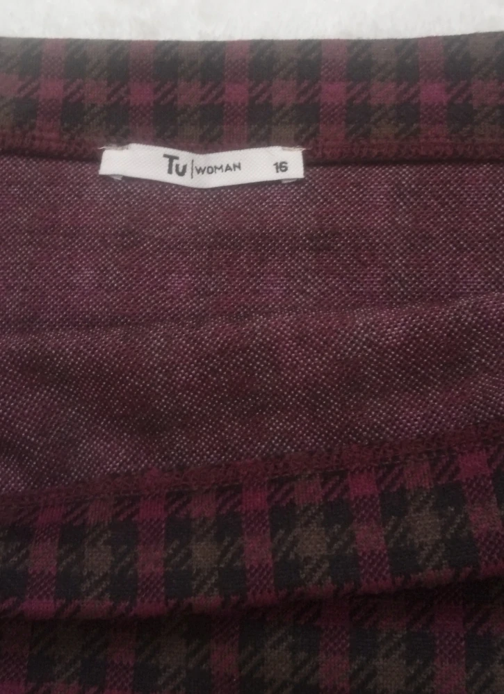 Dámská kostkovaná sukně TU