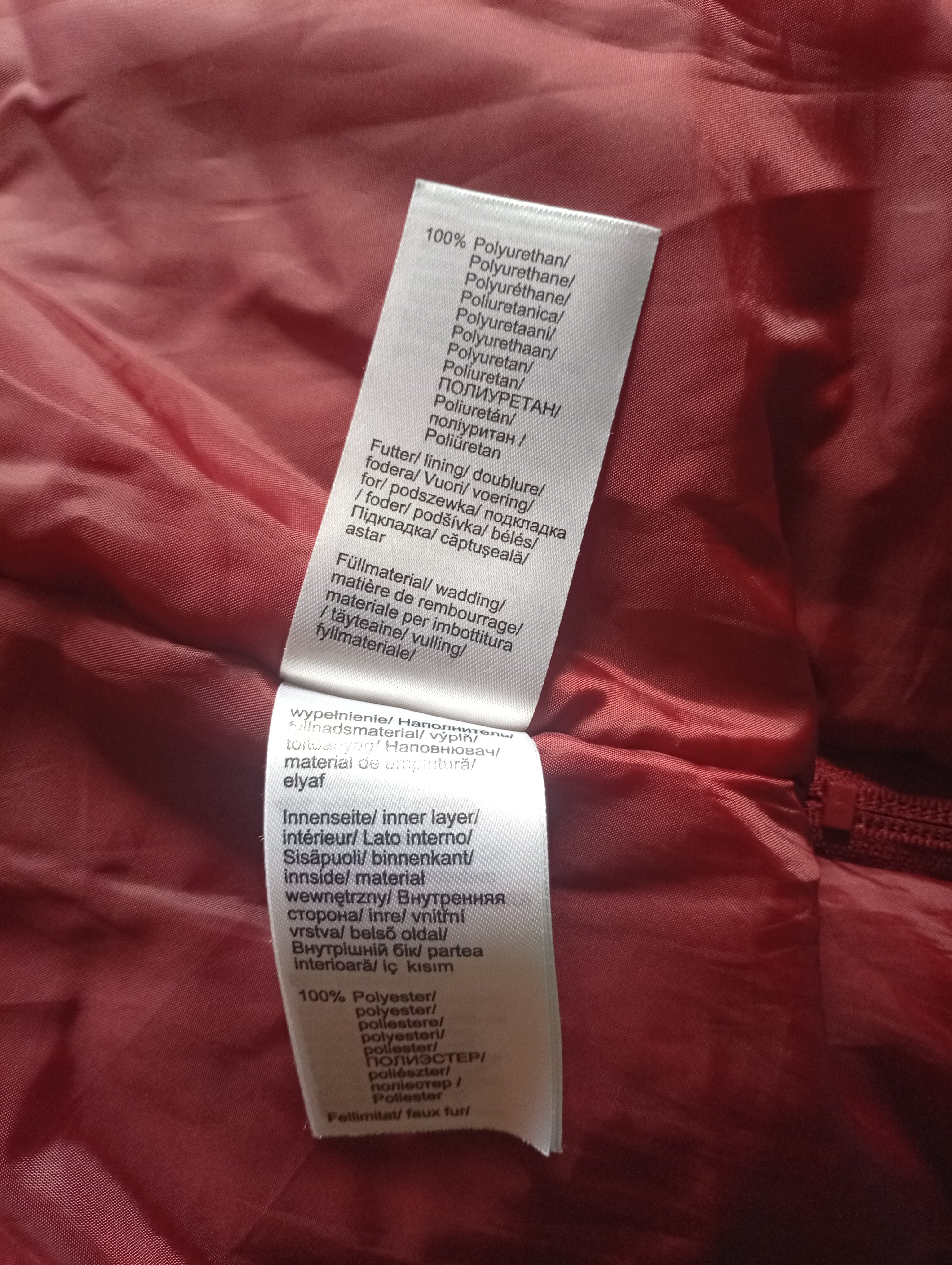 Vínová parka Bonprix