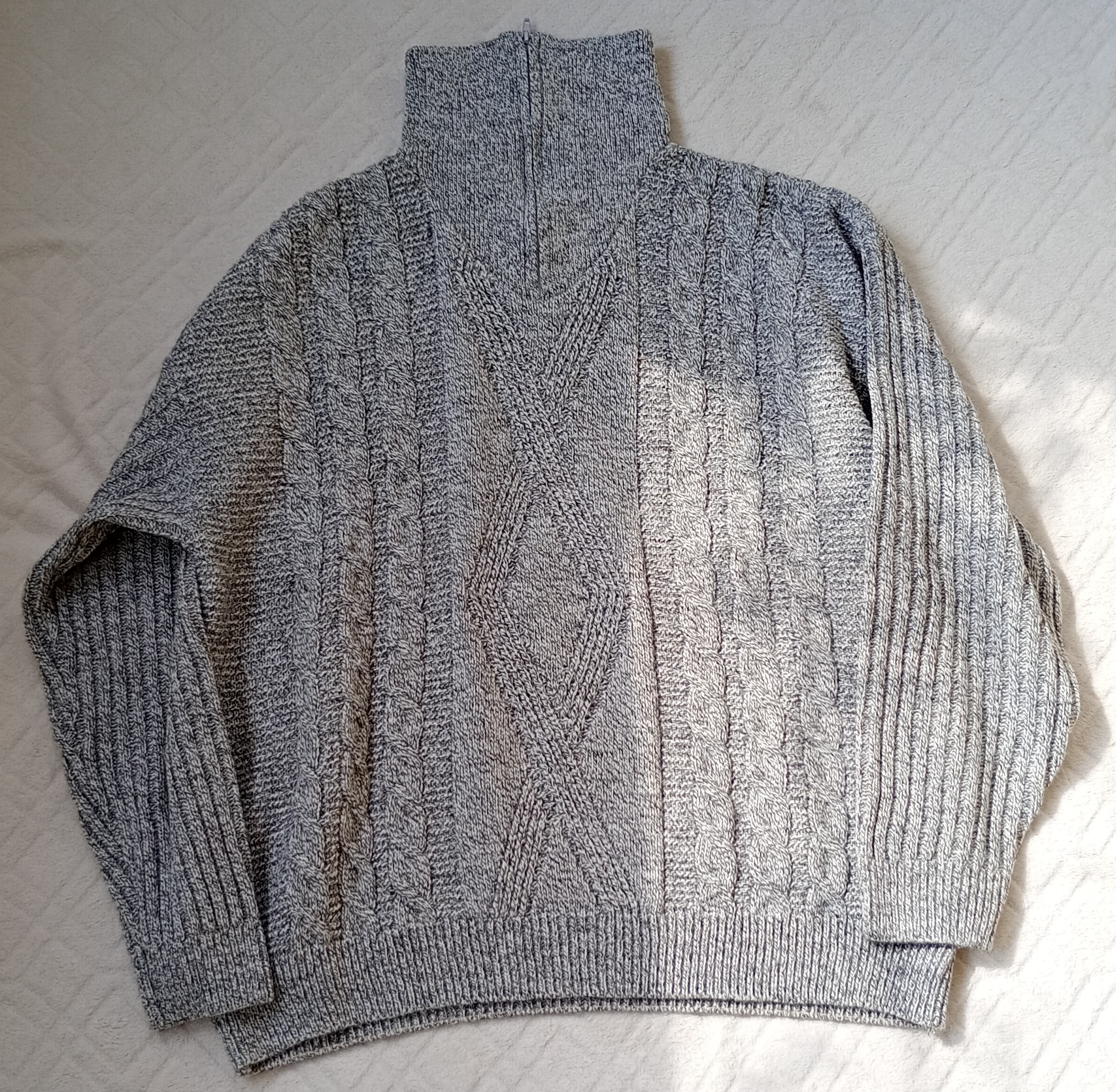Pánský šedý svetr Fashion and style 