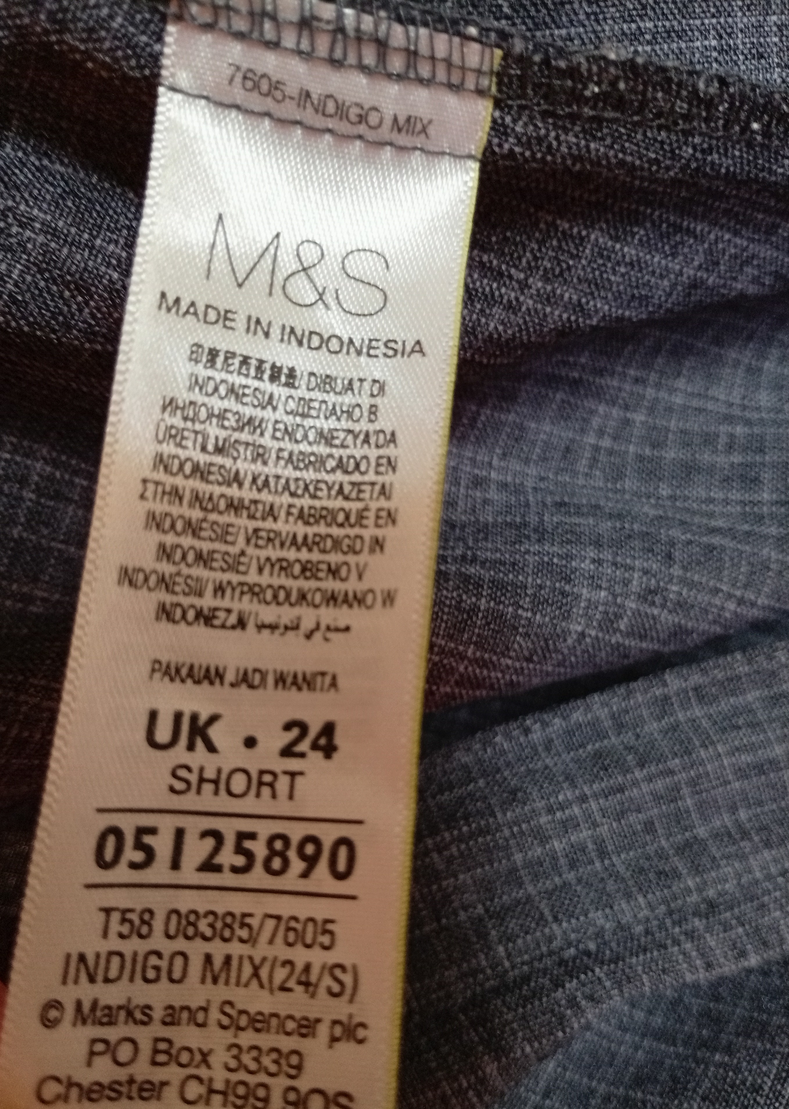 Společenské kalhoty M & S 