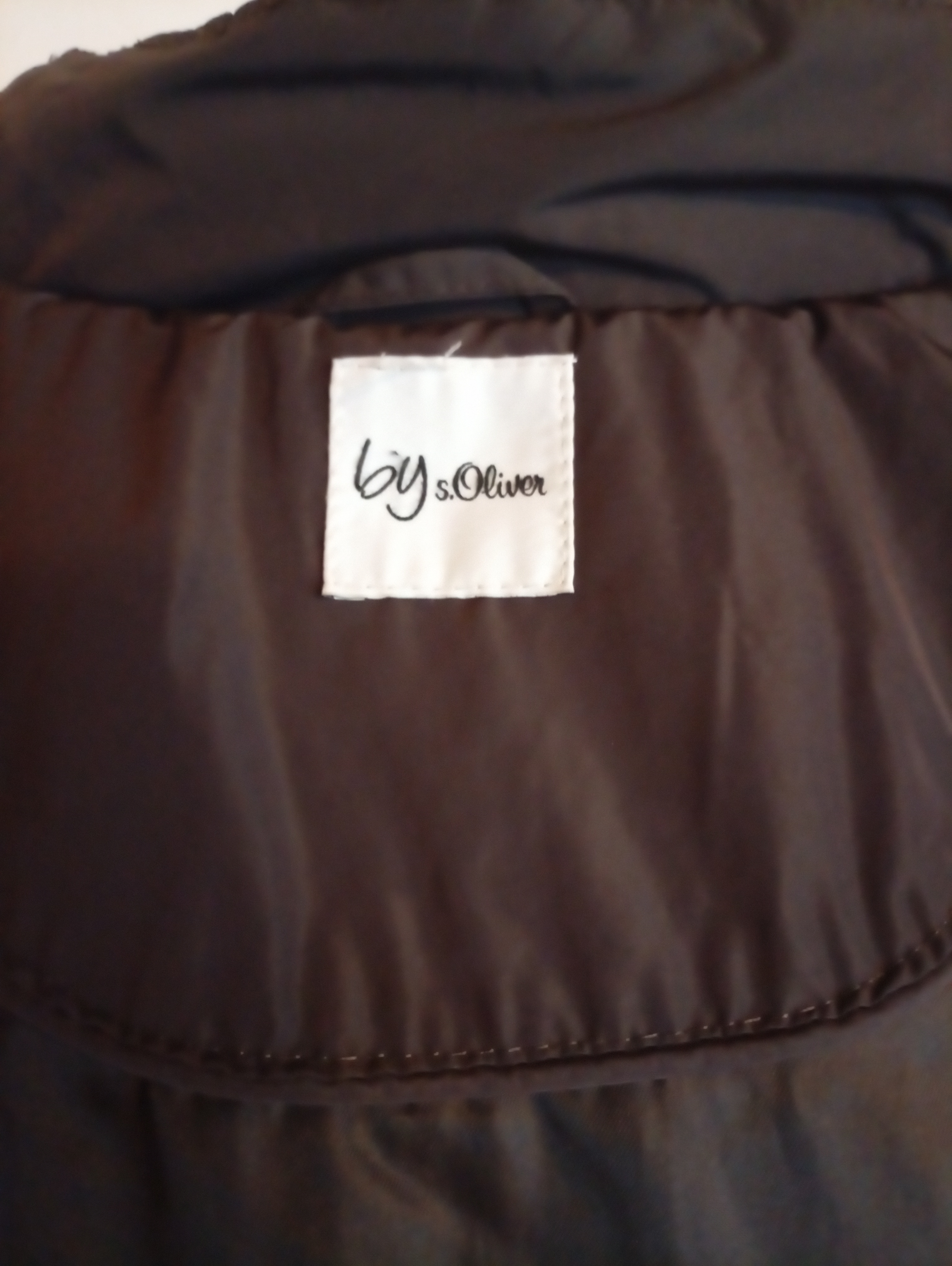 Zimní dámská hnědá bunda S'Oliver 