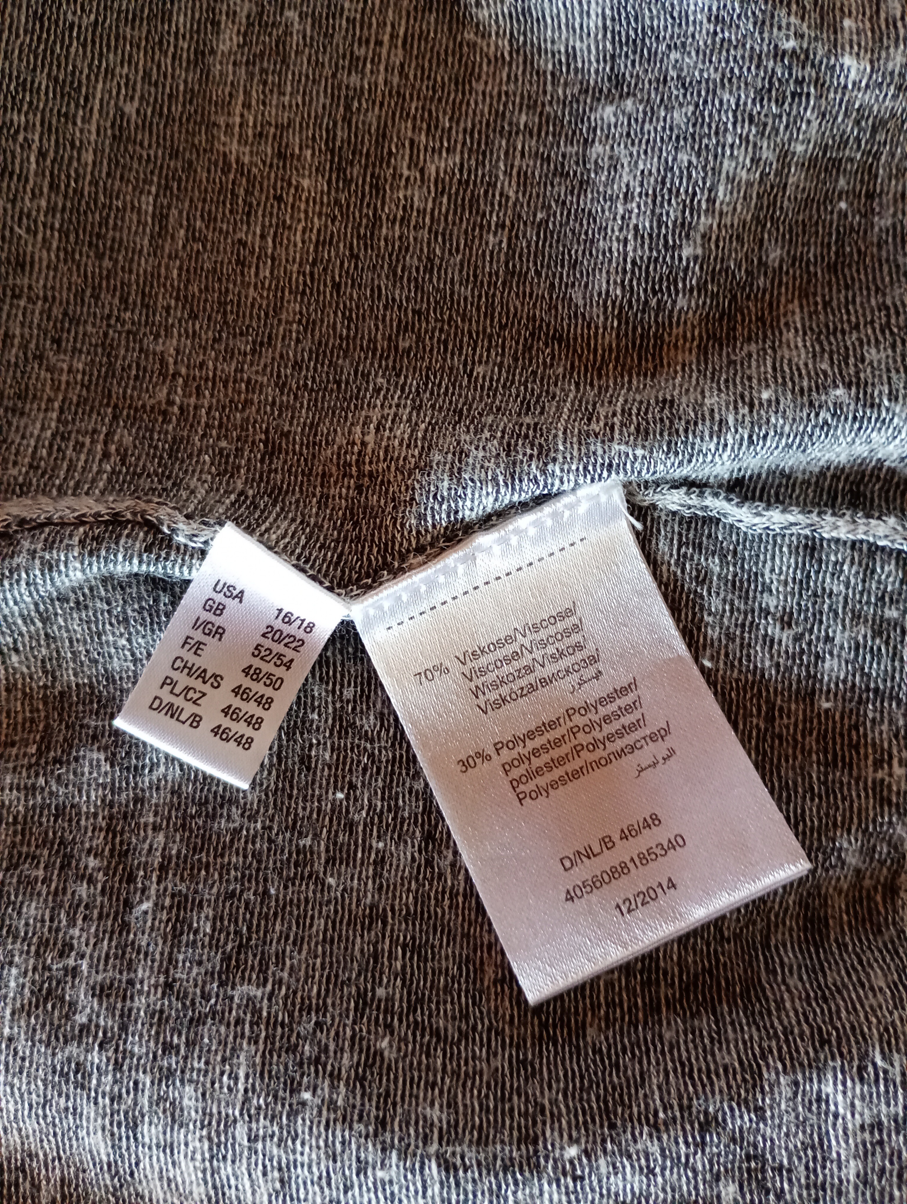 Lehký šedý svetřík Ulla Popken 