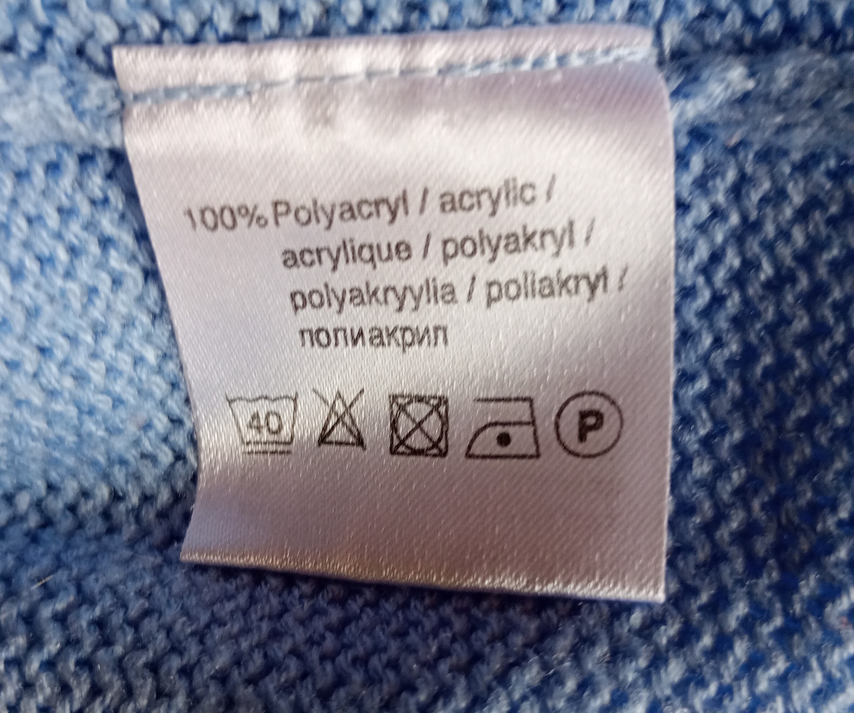 Dámský modrý svetr Paola
