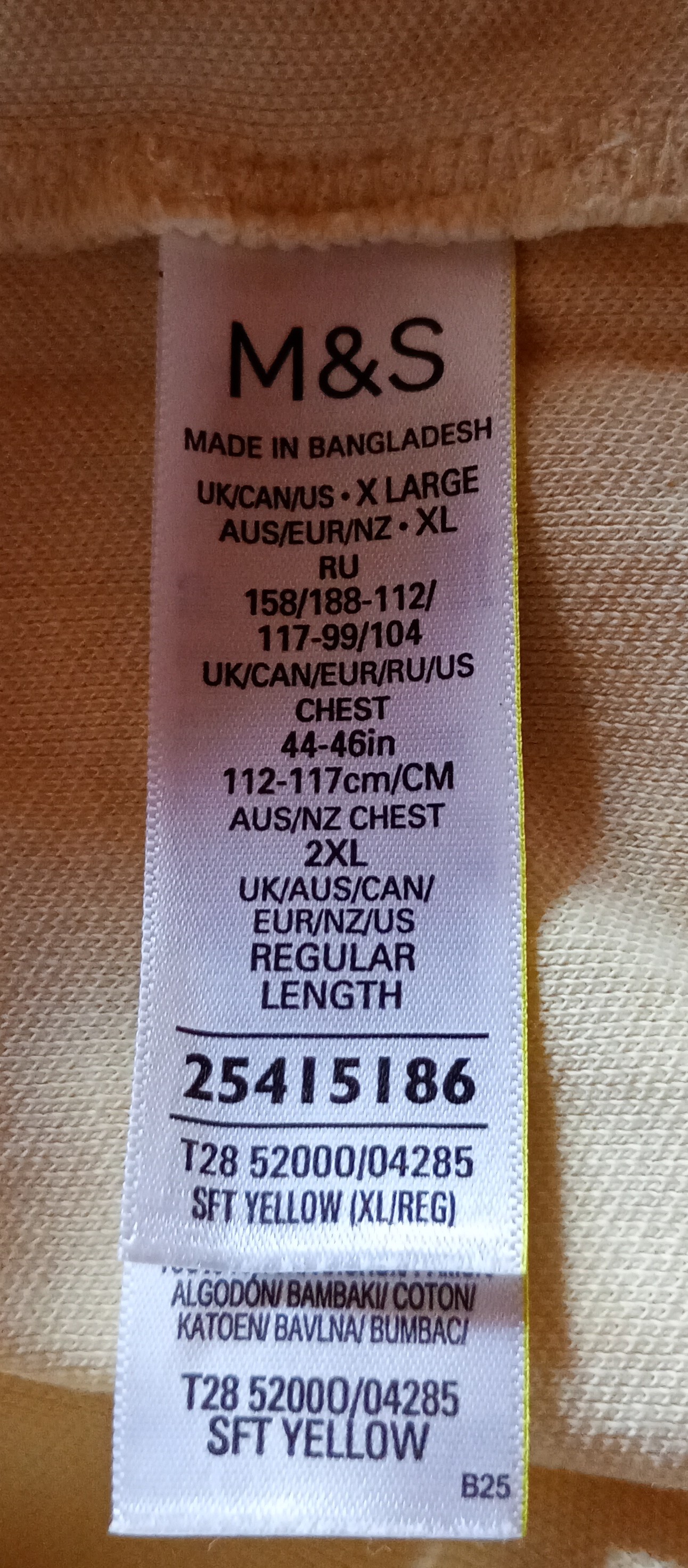 Žluté polotričko M&S
