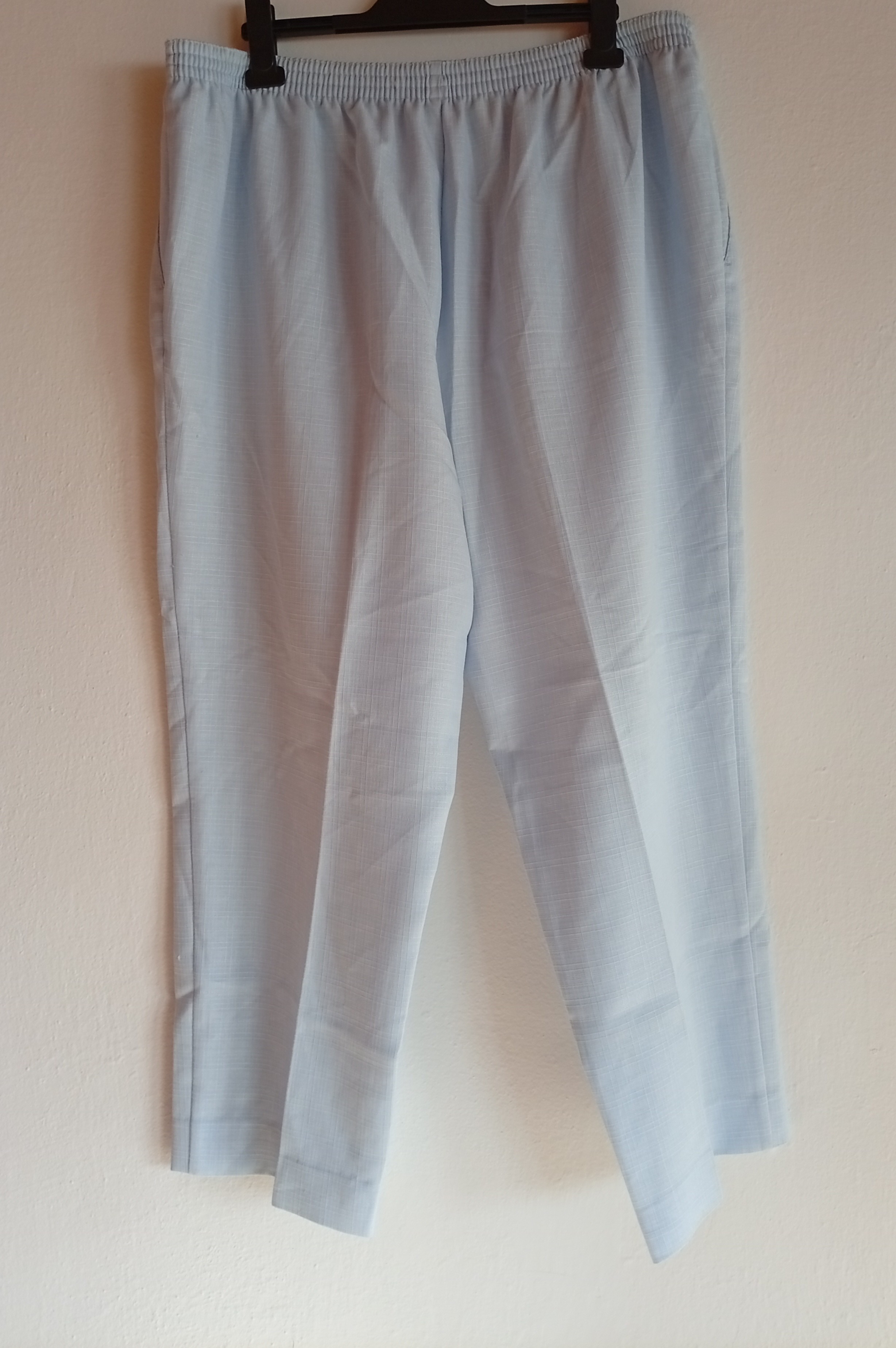 Světle modré elegantní kalhoty M&S 