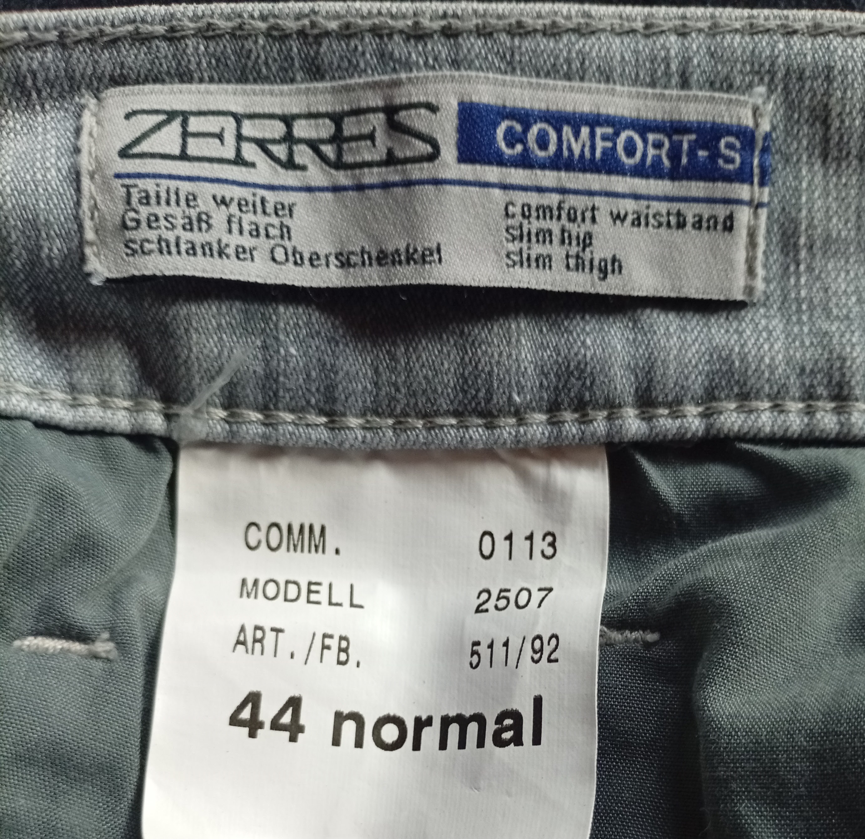 Světle modré džíny ZERRES 