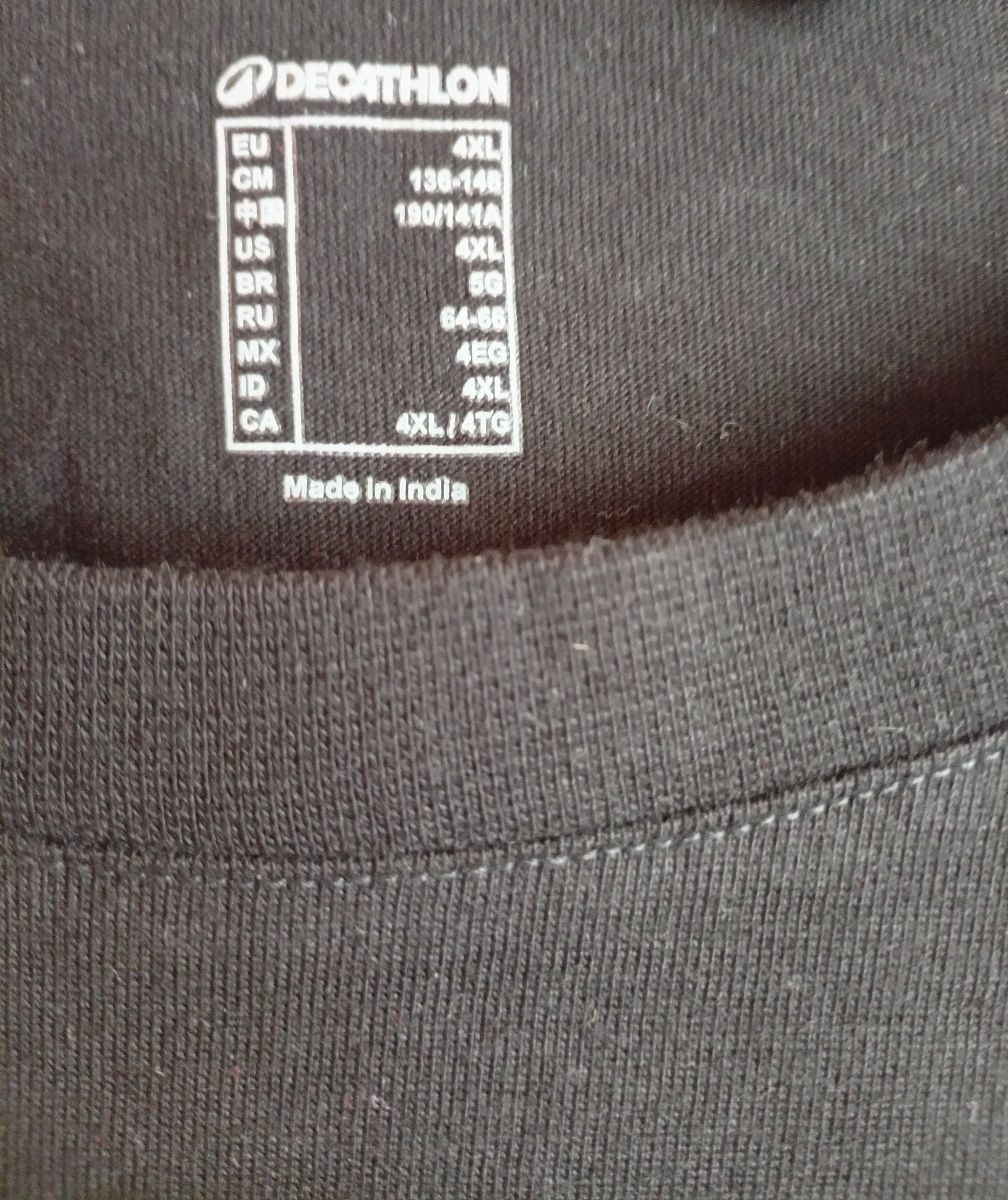 Pánské černé tílko Decathlon 