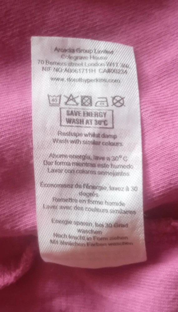 Růžové tílko Dorothy Perkins