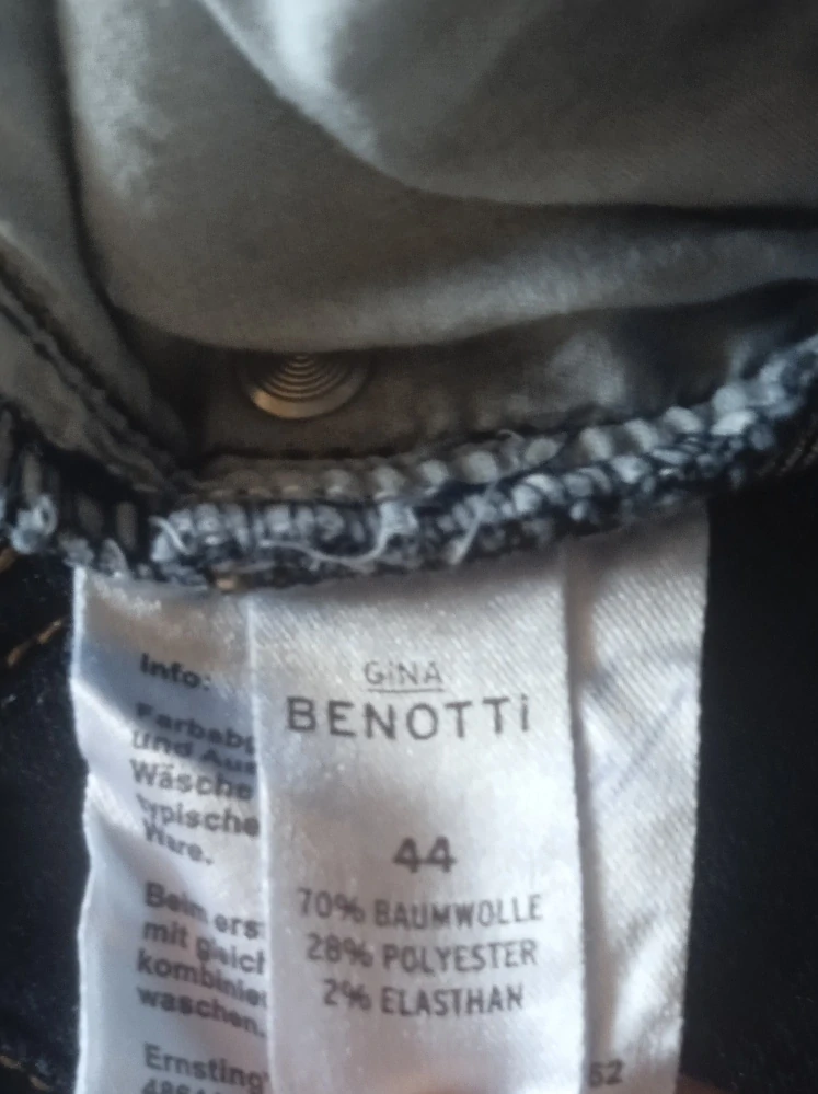 Džíny GINA BENOTTI tmavě modré