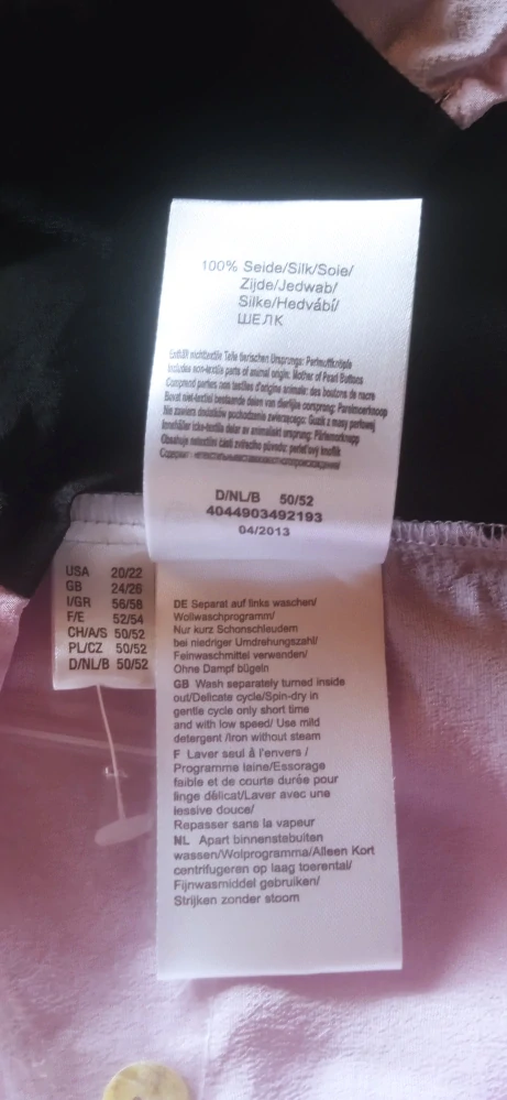 Hedvábná dámská košile Ulla Popken