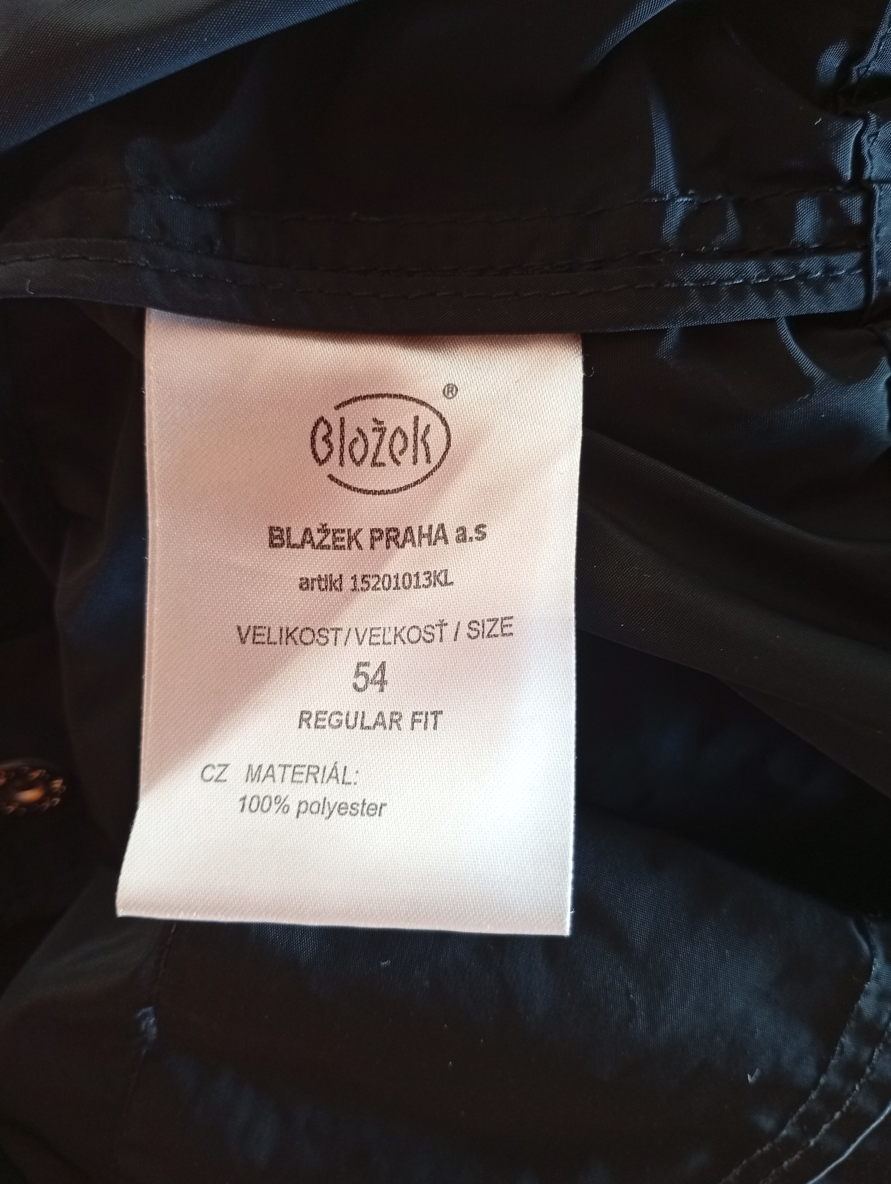 Pánská přechodná bunda značky Blažek 