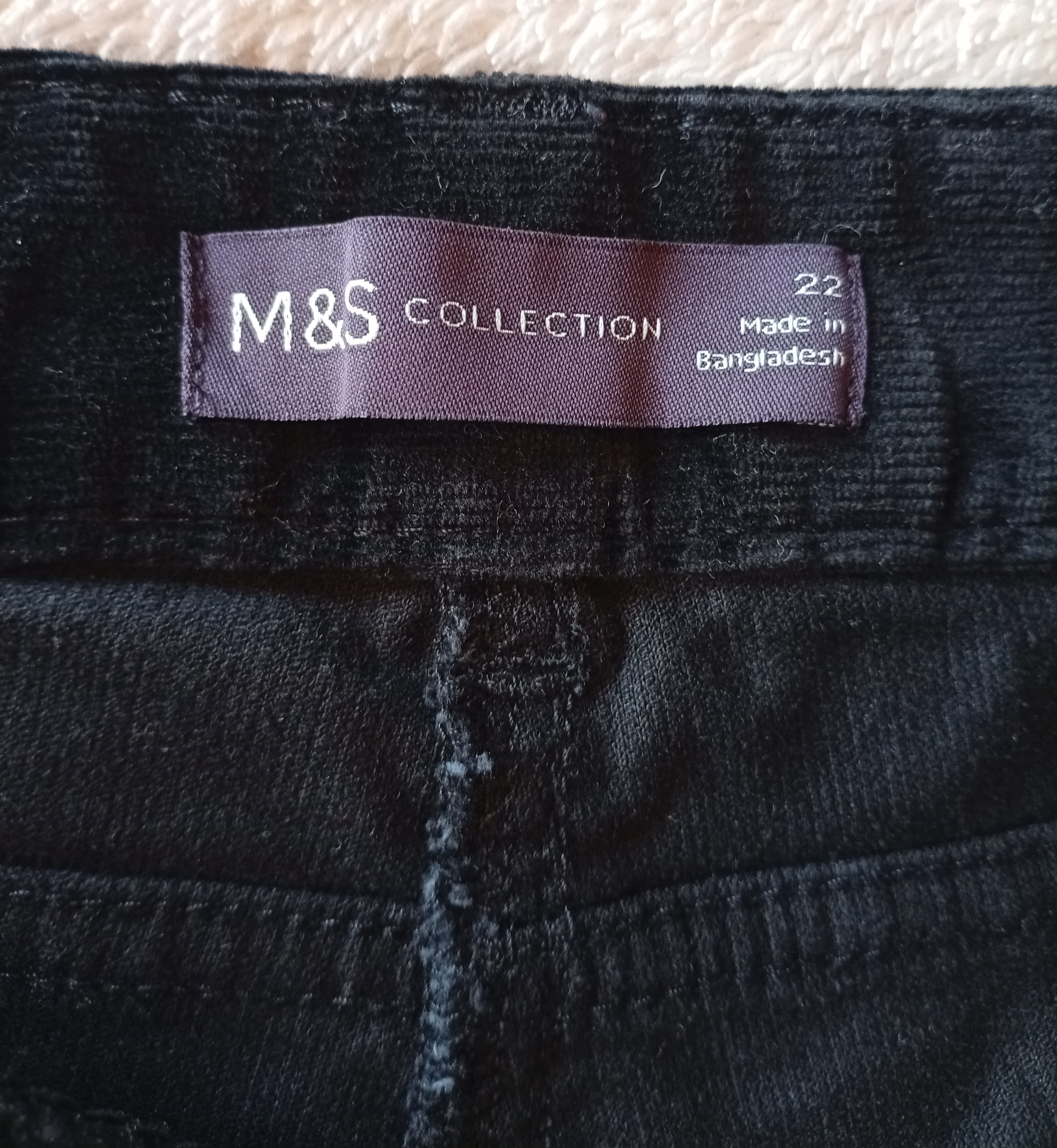 Dámské manšestrové kalhoty M&S