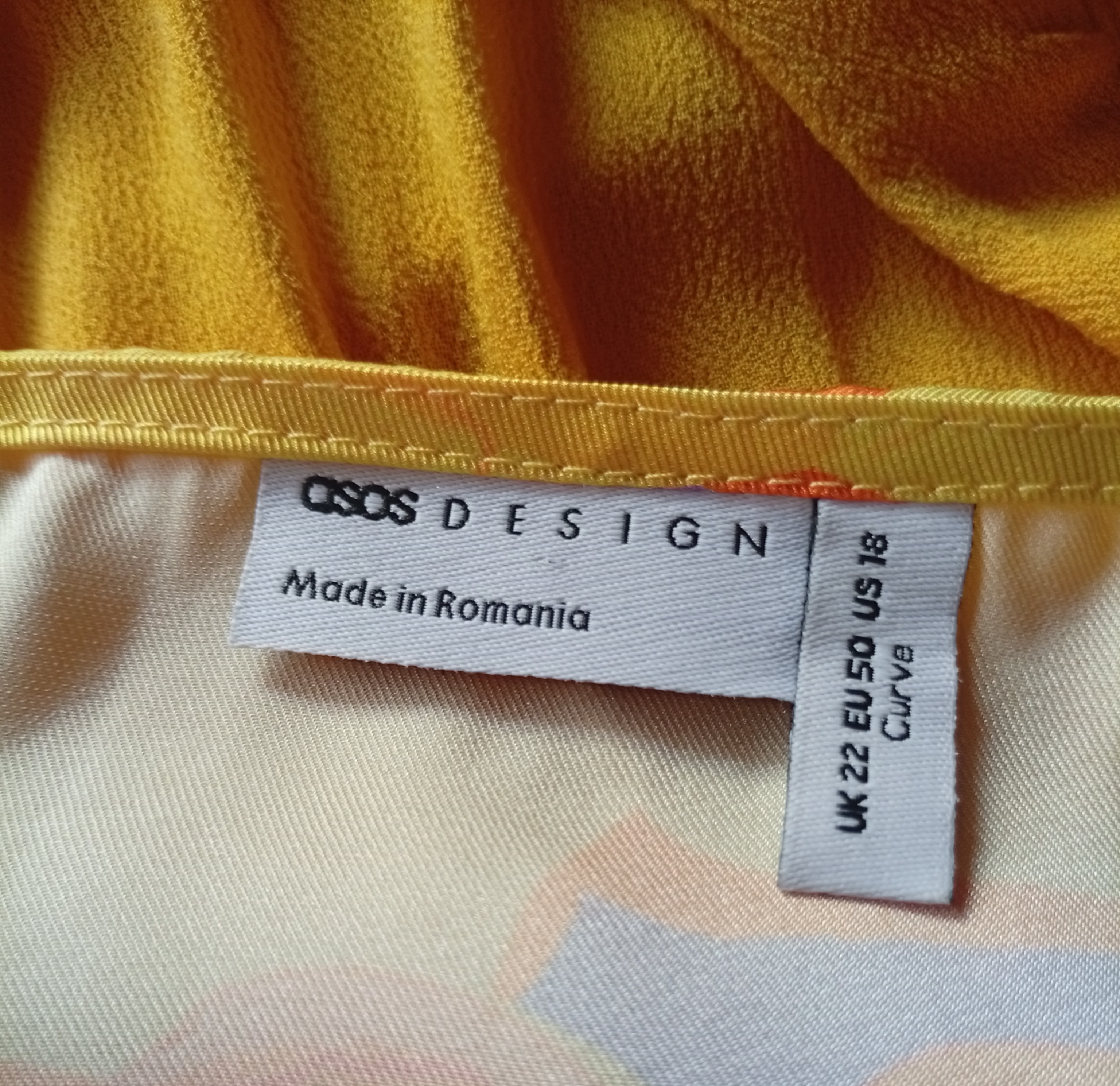 Pestrobarevné šaty ASOS