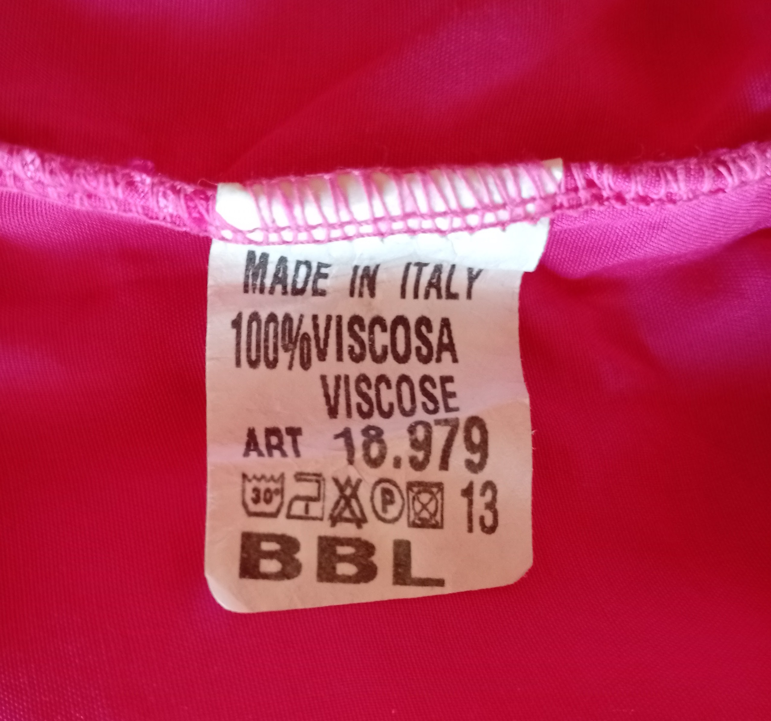 Růžová halenka Made in Italy