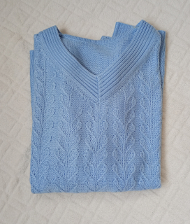 Dámský modrý svetr Paola