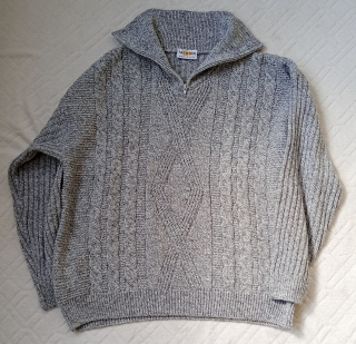 Pánský šedý svetr Fashion and style 