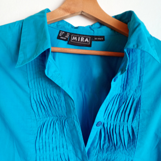 Tyrkysová košile Mira