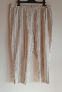 Světlé proužkované kalhoty M&S