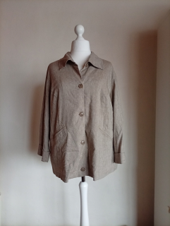 Lněný kabátek Ulla Popken 