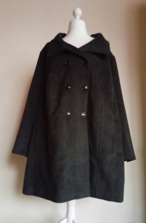 Elegantní šedý kabát Ulla Popken 