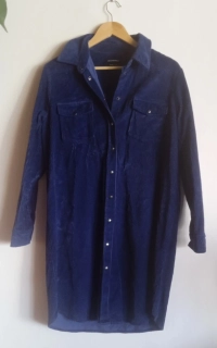 Manšestrové šaty MONOPRIX