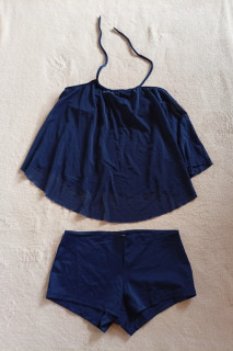 Modré tankini Bonprix